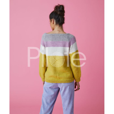 Dámsky pulóver Lizea - návod na pletenie