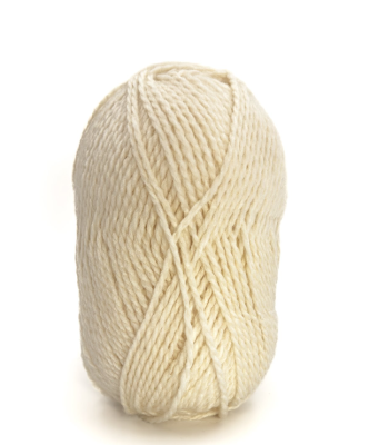 Mäkká, nadýchaná priadza Phil LOOPING, farba Ecru - béžová.