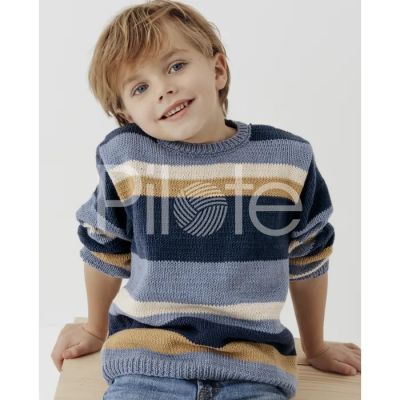 Chlapčenský pulóver Jack - návod na pletenie