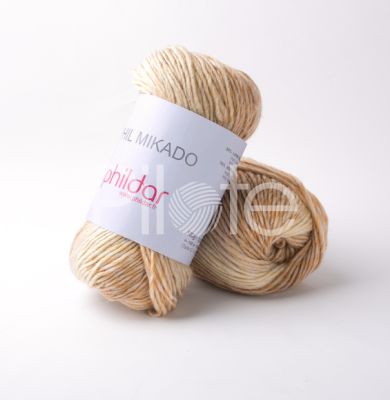 viacfarebná priadza na pletenie Phil Mikado, farba Sable