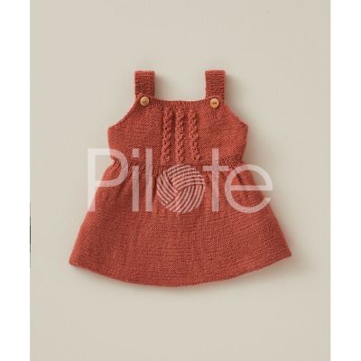 Vestové šatočky zo špeciálnej detskej priadze Phil SUPER BABY v retro štýle.