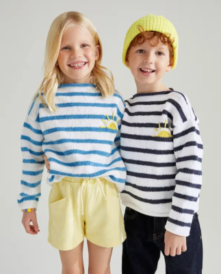 Návody na pletenie pre deti do 12 rokov nájdete v časopise Phildar 225.