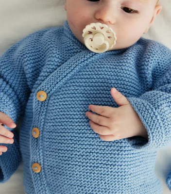 Zavinovací svetrík BRANDY - návod na pletenie