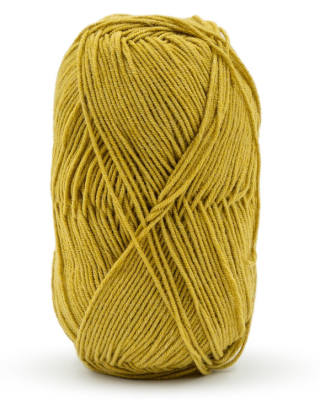 Mäkká priadza na pletenie a háčkovanie Phil CABOTINE 3, farba Lichen Dore - žltá