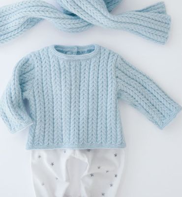 Detský reklíček so vzorom z detskej vlny Phil Partner Baby.