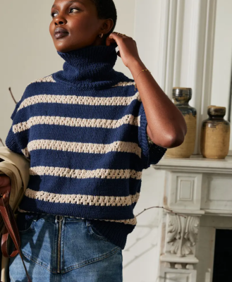 Námornícky pulóver z čistej bavlny Phil LOVE COTON.