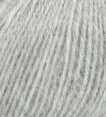 Jemná mohérová priadza Pingo Modoux-Mohair farba Gris Claire - Svetlo sivá