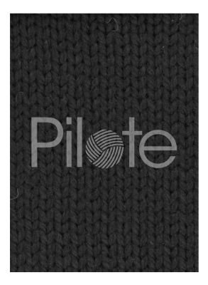 Doucelaine 80% vlna vyrobená vo Francúzsku, farba Noir - Čierna. Detail úpletu