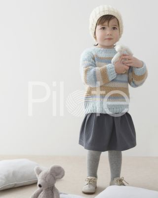 Páskovaný detský pulóver