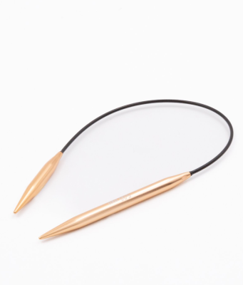 Mini kruhové ihlice ROSE GOLD