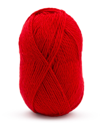 Mäkká, nadýchaná priadza Phil LOOPING, farba Rouge Passion - červená.