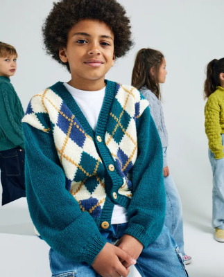 Chlapčenský sveter THOMAS - návod na pletenie