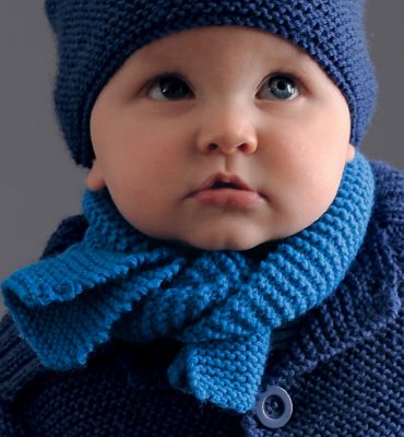 Detskú čiapku a šál upleťte z jemnej priadze Phil PARTNER 3,5.