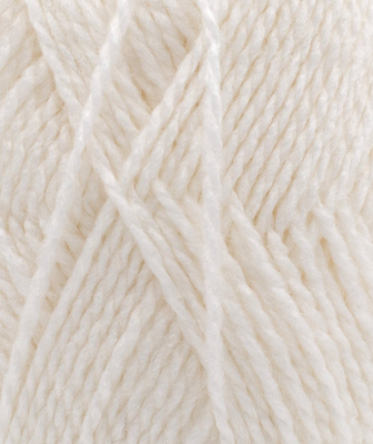 Mäkká, nadýchaná priadza Phil LOOPING, farba Blanc - biela.