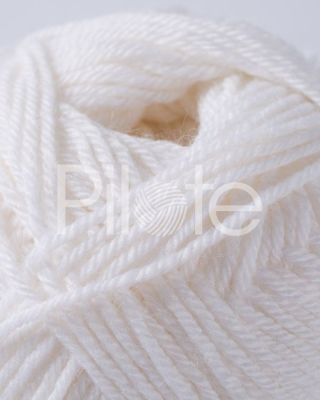 Jemná detská vlna Phil Lambswool, farba Blanc - biela