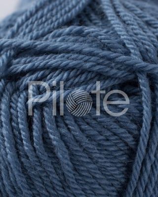 Jemná detská vlna Phil Lambswool, farba Denim - modrá.