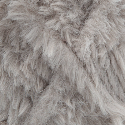 Kožušinová priadza na pletenie a háčkovanie Phil Inuit, farba Perle - sivá.