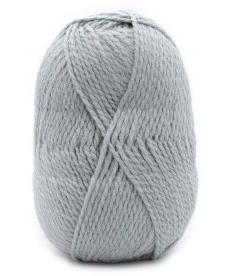 Mäkká, nadýchaná priadza Phil LOOPING, farba Givre - svetlosivá.