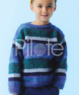 Chlapčenský pulóver Ramon - návod na pletenie