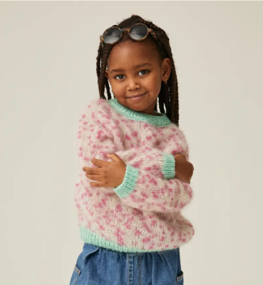 Dievčenský pulóver EMKA - návod na pletenie