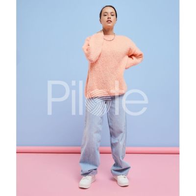 Pulóver Andrea farba Peche