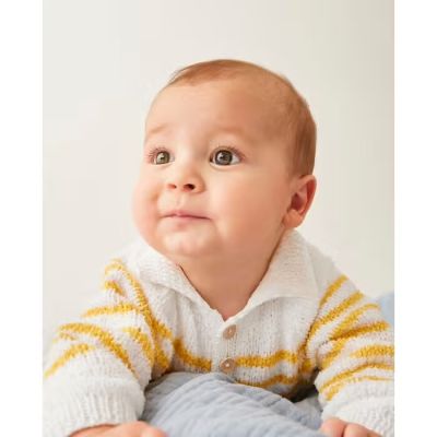 Dojčenský pulóvrik Bradly - návod na pletenie