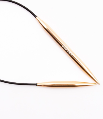 Mini kruhové ihlice ROSE GOLD.