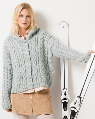 Sveter DORKA - návod na pletenie