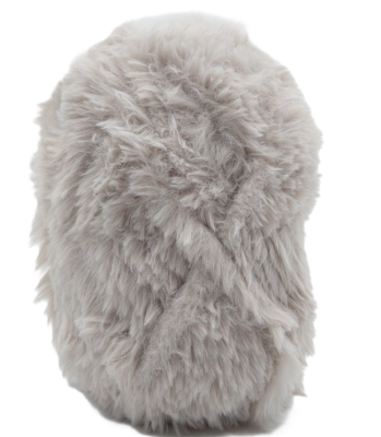 Kožušinová priadza na pletenie a háčkovanie Phil Inuit, farba Perle - sivá.