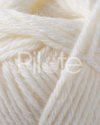 mäkká, jemná priadza na pletenie a háčkovanie Phil Partner 3.5, farba Ecru