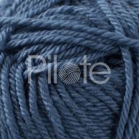 Phil Lambswool Denim Modrá