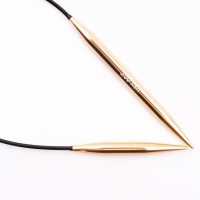 Mini kruhové ihlice ROSE GOLD 2 mm