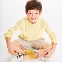 Coton Satiné Paille Žltá